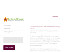 Tablet Screenshot of leitrimflowers.ie